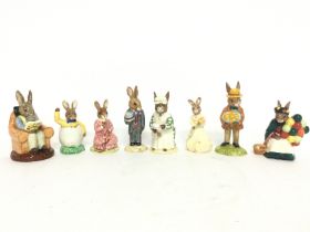 A collection of Royal Doulton ceramic Bunnykins in