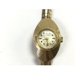 A vintage ladies 9ct gold Rotary watch with box an