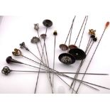 A good collection of various Hatpins.