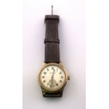 A 9ct gold cased Bravingtons Wetrista wristwatch. (A)