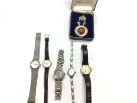 A collection of dress watches Raymond Weil, citize