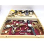 A large collection of fashion and vintage watches.