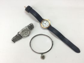 A Michael Kors watch and bracelet plus a Marc Jaco