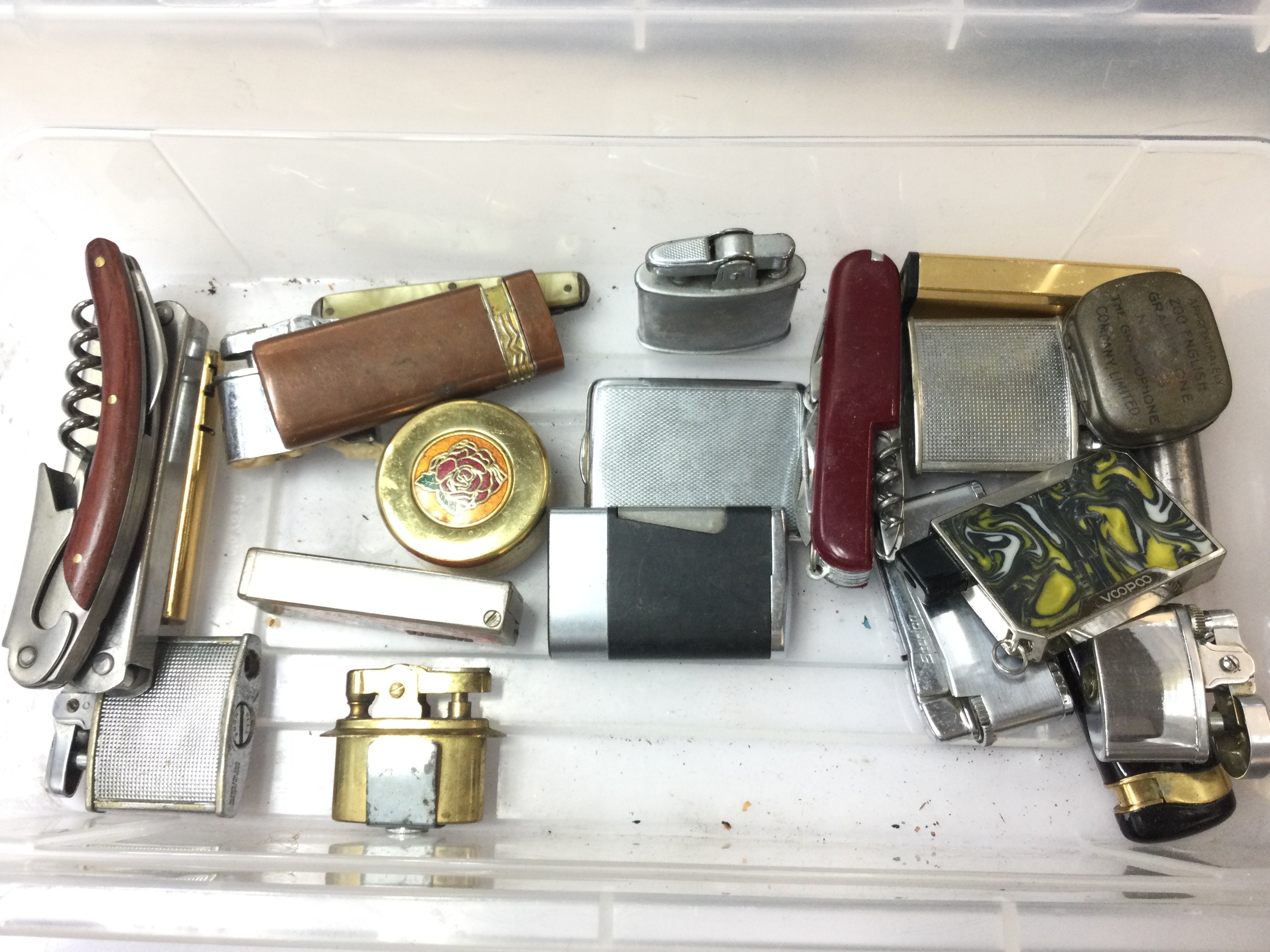 A collection of hip flasks, tools and lighters - Image 4 of 4