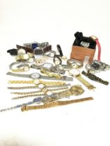 A collection of various watches including Sekonda,