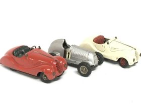 Vintage Schuco model cars including Akustico 2002,