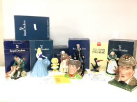 A collection of boxed Royal Doulton including Auro