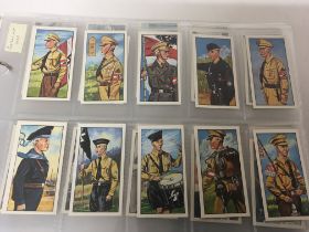 An album containing a well presented collection of picture cards and cigarette cards including