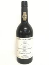 An unopened bottle of Smith Woodhouse 1976 Vintage Port bottled 1980