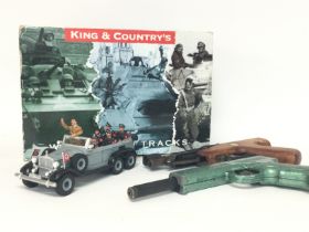 Dianna SP50 4.5mm & Diana Series 70 Mark IV and a Kings and Countrys model of Hitlers Mercedes.