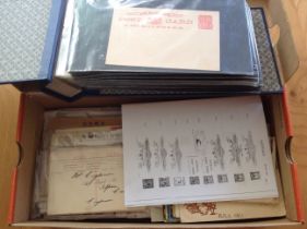 Shoebox of Australia covers and cards, mainly mid-