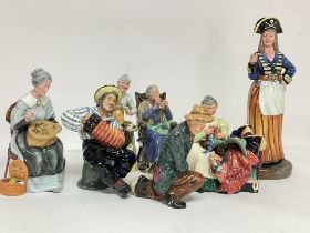 A collection of Royal Doulton Porcelain figurines
