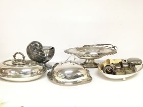 A collection of Silver plate, postage cat C