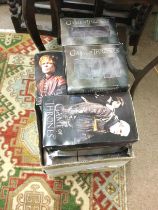 A collection of boxed Game of Thrones figures. Pos