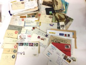 A collection of assorted postmarks and stamps. Postage B