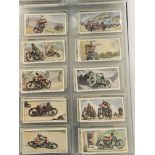 An album containing well presented sets of vintage cigarette cards Ogden’s Senior Service Gallaher