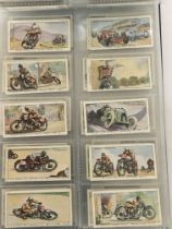 An album containing well presented sets of vintage cigarette cards Ogden’s Senior Service Gallaher