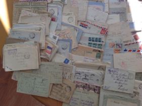 Shoebox full, includes WW1 and WW2 Field Post Offi