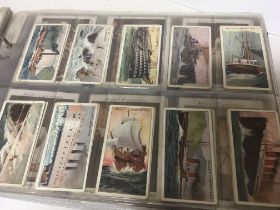 A well presented album of sets of cigarette cards predominantly Wills mixed sets from 1911