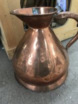 A large copper jug .