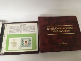 Two albums containing British Commonwealth and First Day Covers in two albums (2)