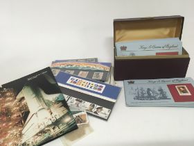 A box set of Grenada Kings and Queens of England stamps The STS-8 NASA Flight cover a quantity of