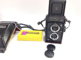 A Yashica Mat 124G twin lens reflex camera which v