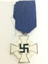 Faithful service cross of the Third Reich, postage cat A