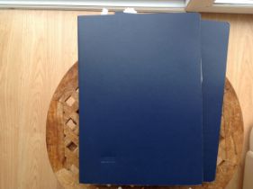 2 blue albums of GB Air Letters unused and used (including First Day of Issue) From the first