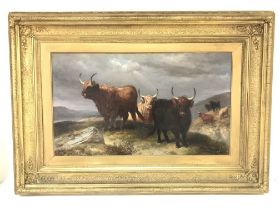 A Scottish landscape oil on canvas by British arti
