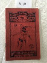 1929 FA Cup Semi Final Football Programme: Aston V