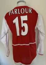 Parlour Arsenal 2002 - 2004 Match Worn Football Sh