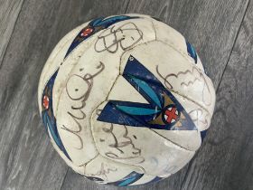 1998 England Signed Football: Official Mitre Engla