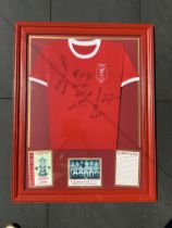 Liverpool 1965 FA Cup Fully Signed Framed Football