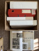 Arsenal Football Scrapbooks: 5 large folders conta