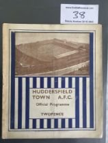 1936 FA Cup Semi Final Football Programme: Arsenal