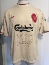 Robbie Fowler Signed 96/97 Liverpool Football Shir
