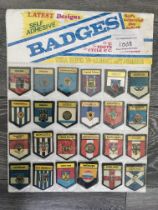 BABS Football Badges Card Collection In Shop Displ