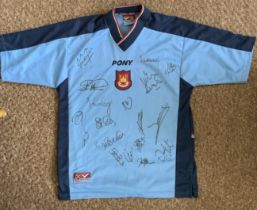 1997 - 1999 West Ham Signed Football Shirt: Origin