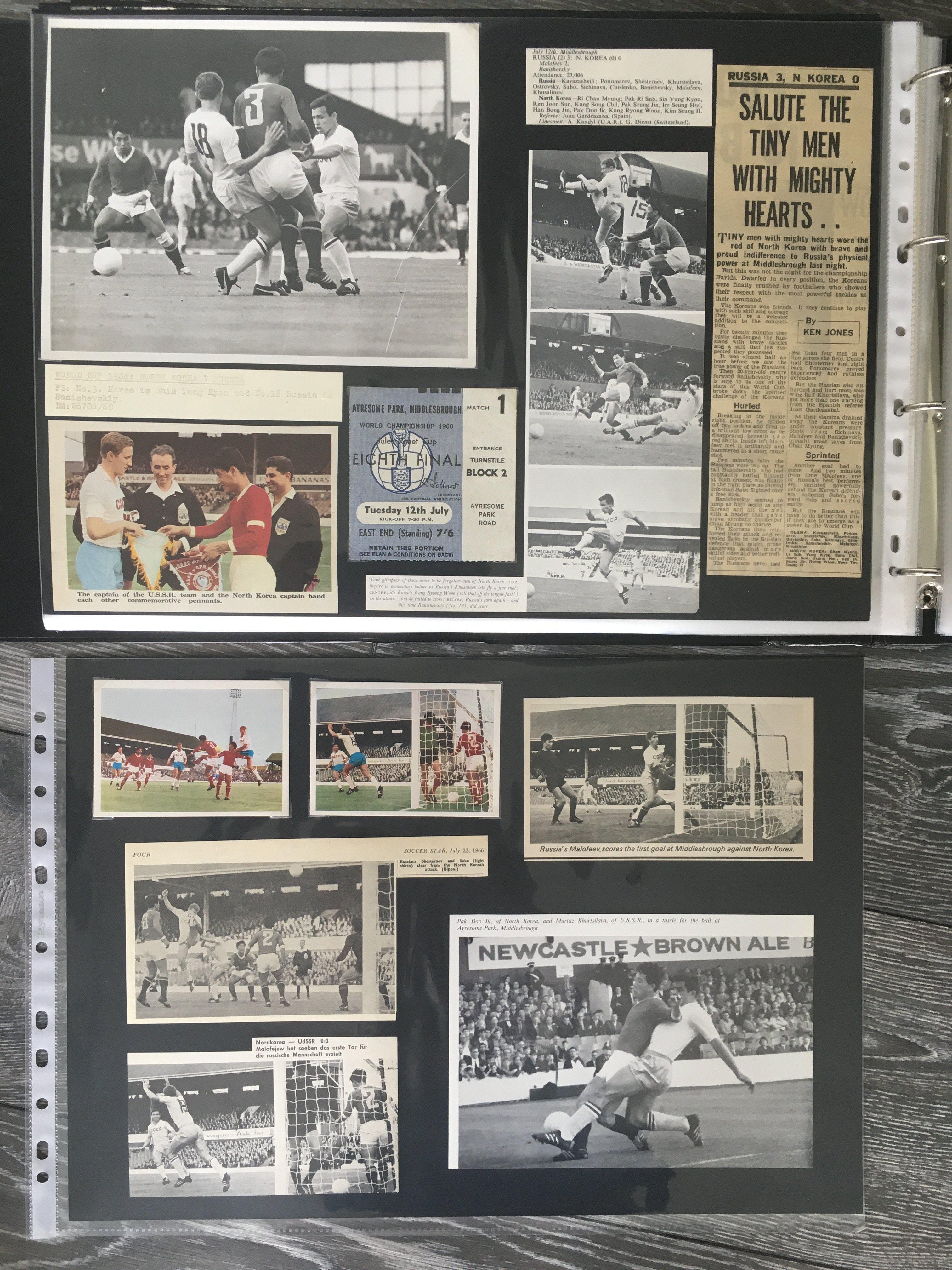 LOT OF THE DAY 1966 World Cup Football Memorabilia