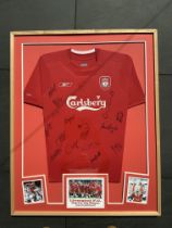 Liverpool 2006 FA Cup Final Signed Football Shirt: