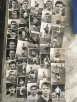 1960 Football Press Photos: Nearly all postcard si