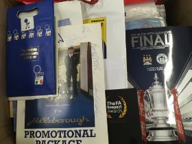 Chairmans Football Memorabilia Box: Previously own