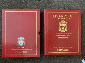 Liverpool 2005 Champions League Final Boxed Footba