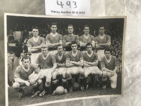 1958 Signed Manchester United Team Photo: Original