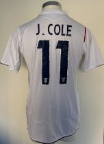 England 2005 Match Worn Football Shirt: Number 11