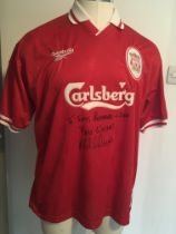 Michael Owen Signed 96/97 Liverpool Football Shirt