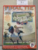 1924 FA Cup Final Football Programme: Aston Villa