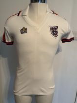 Steve Coppell 1979 England Match Worn Football Shi