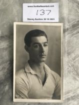 Tottenham 1920 Jimmy Banks Football Postcard: Head